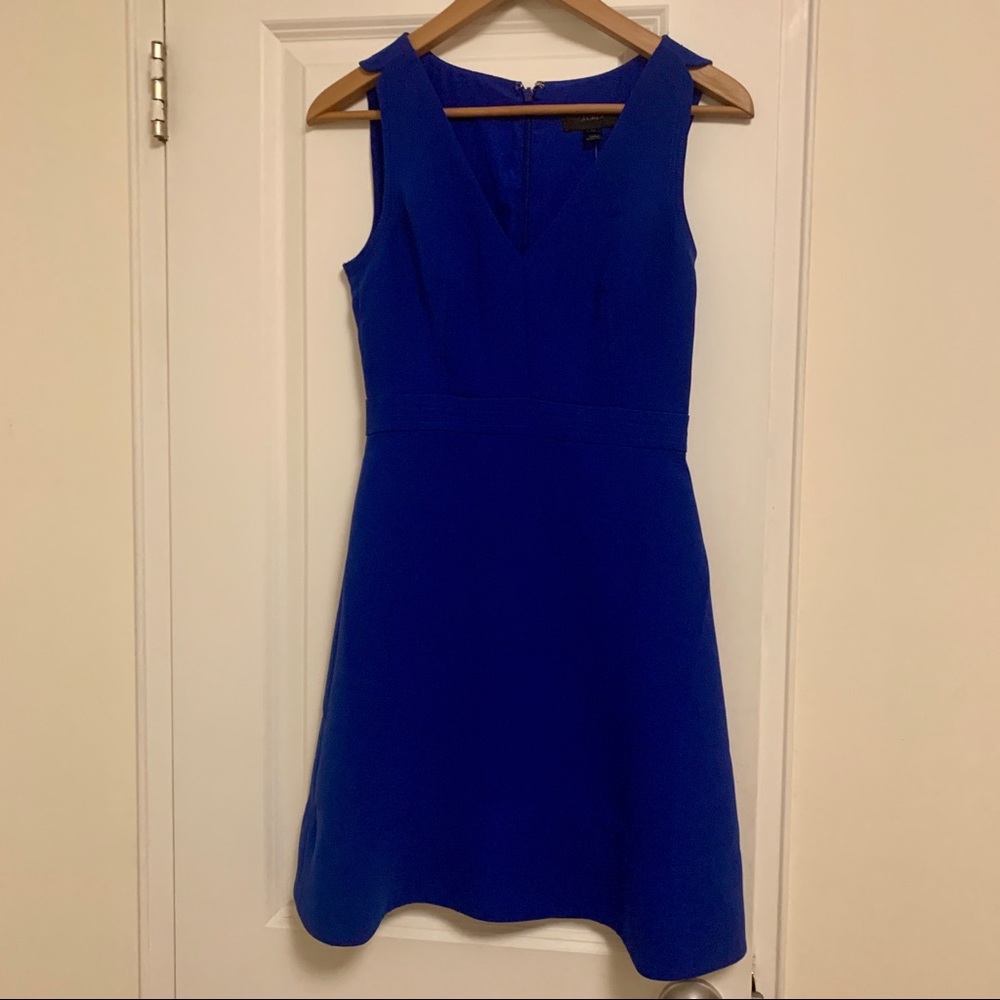 Jcrew v-neck a-line dress. Size 00